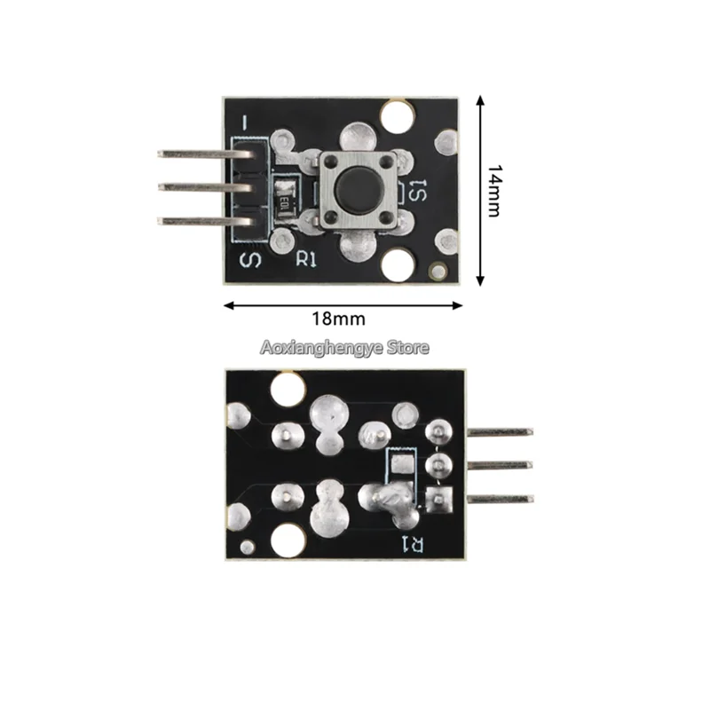 10PCS Push Button Switch Module, Tactile/Micro Switch Expansion Board, Switch Control Module, DIY Electronic Building Block