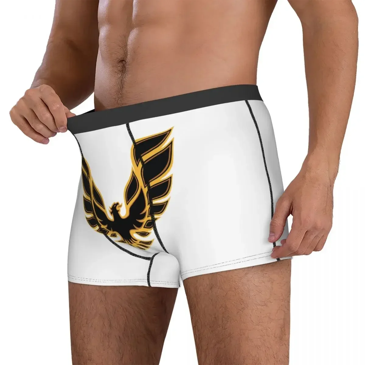 Boxer Underpants Shorts Trans Am bird Bandit Golden Panties Men Breathable Underwear For Homme Man Boyfriend Gifts