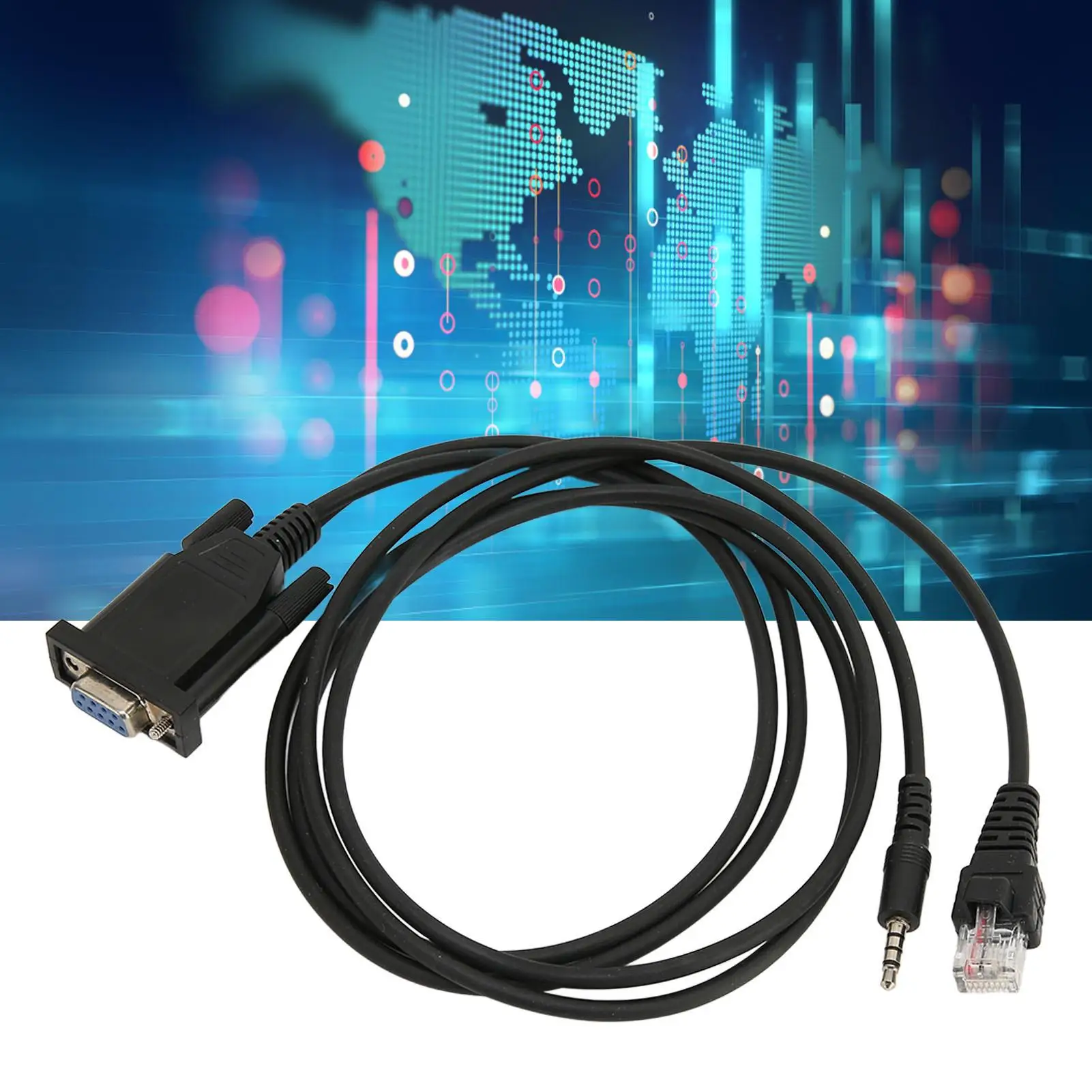 8 Pin Dual Function Programming Cable for Walkie Talkies Compatible with for vx2200 5R 160 180 for ft 2500 FTH2008 FTH1011 High