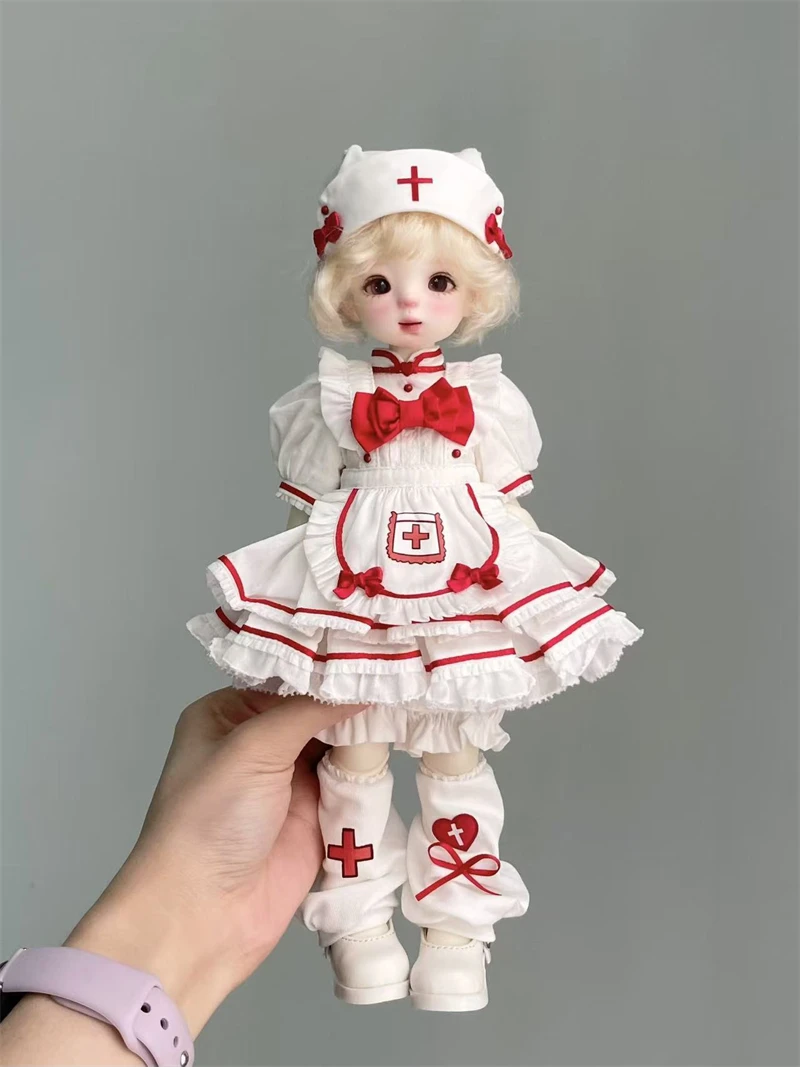 

Одежда для кукол BJD, подходящая для размеров 1/3 1/4 1/6, комплект одежды Angel Rescue, аксессуары для кукол (5 точек)