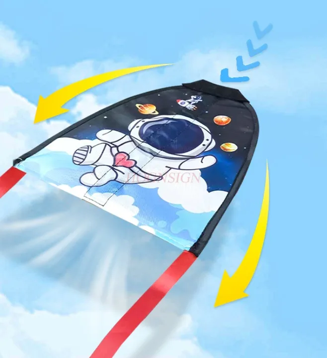 Cometa de eyección, juguete para niños, brisa fácil de volar, cometa elástica de mano, jardín de infantes, deportes al aire libre para niños y niñas