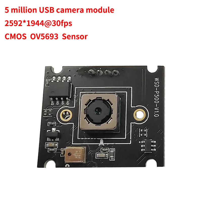 OV5693 Camera Module 5MP Auto Focus Face Recognition USB Driver-Free for Raspberry Pi/Orange Pi Camera