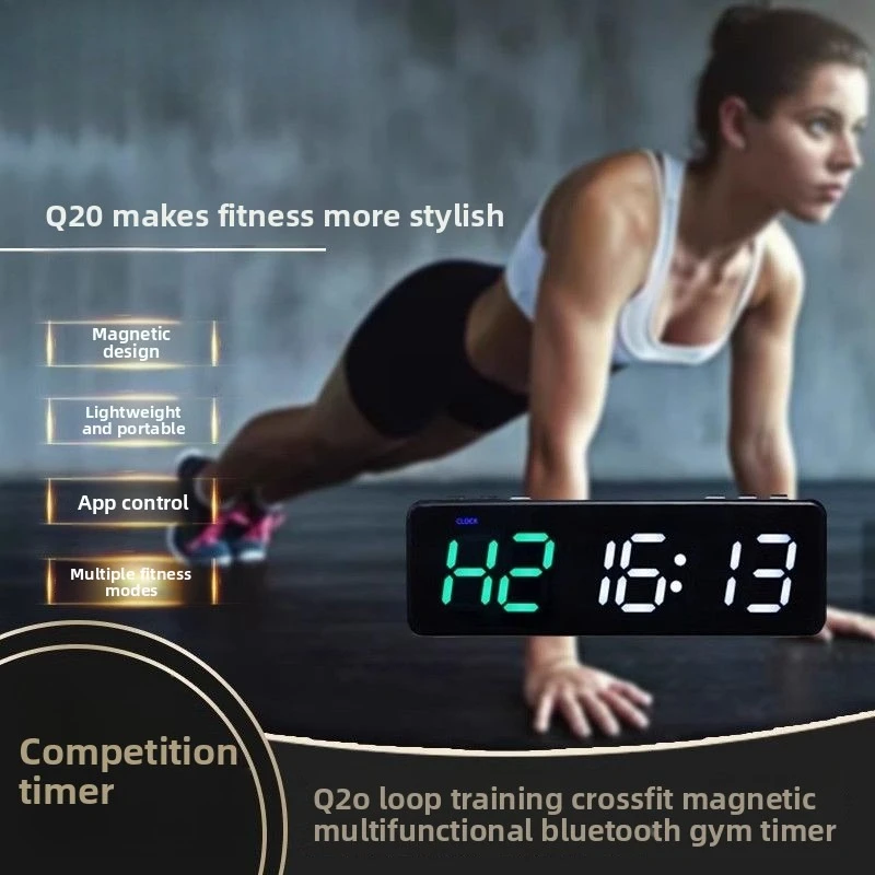 Q20 16cm Fitness Timer Reminder, Sports Training Home Crossfit Timing