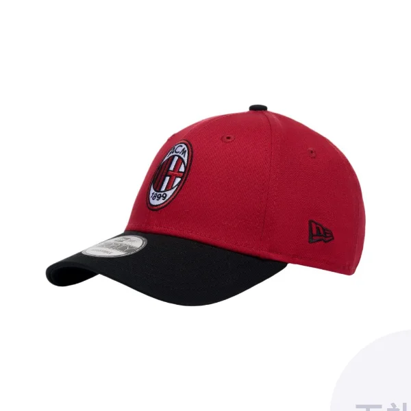 New Era Polyester Baseball Caps Unisex Scarlet/Black 60897584