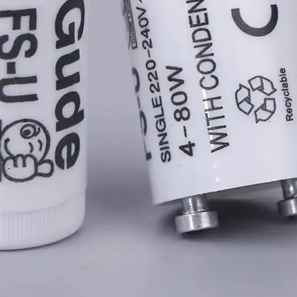 5 قطعة/المجموعة واحدة 220 فولت-250 فولت 4-80 واط مصباح الفلورسنت كاتب FS-U S2 TL كاتب أنبوب فيوز كاتب CE Rohs #1