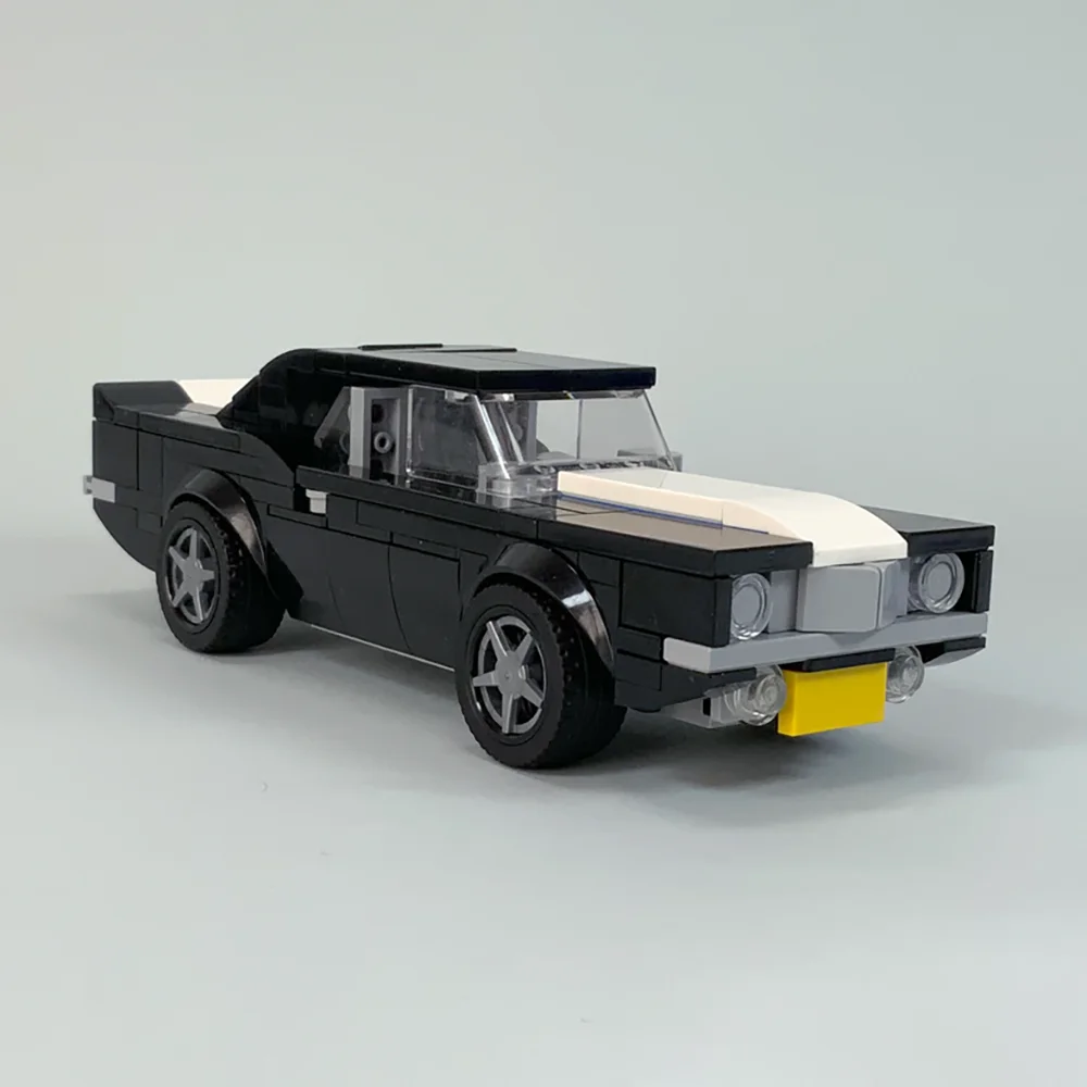 

Конструктор MOC 1969: Модель классического автомобиля Speed Champion для городских гонок, детская игрушка, подарок, технологичные строительные блоки