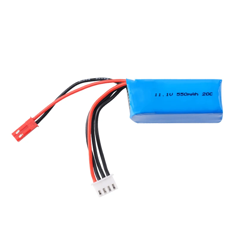 HJ 3S 11.1V 500MAH 20C Lipo batteria JST / T /XT30 connettore per Mini SU27 ala fissa Rc auto RC giocattoli parti del modello