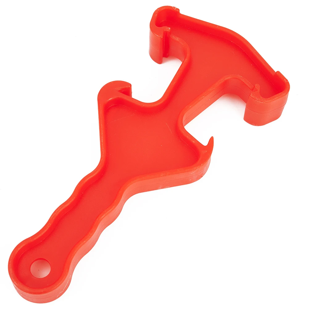Dosenöffner, Eimeröffner, Handwerkzeuge, hochwertiger Kunststoff, rot, 20,5 x 9,5 x 2,8 cm, Rollenabdeckungen, Pad, Maler, hohe Qualität