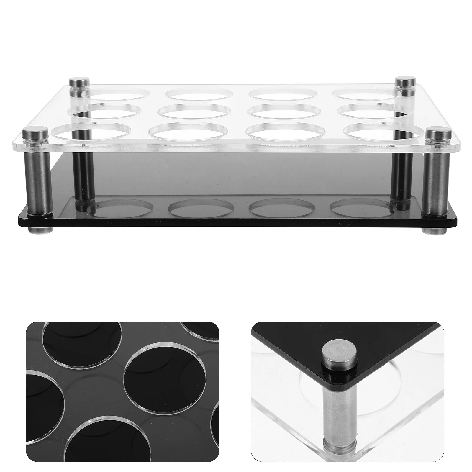 

Acrylic Shot Glass Holder Bar Cup Rack Ktv Shot Glasses Holder Whisky Server Barware Organizer Storage Gift Tray for Home Bar