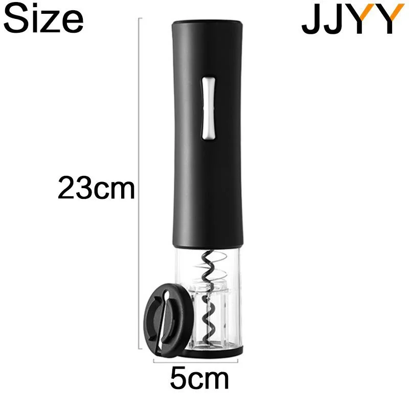 JJYY Electric Wine Openers Bottle Opener Automatic Beer Bottle Openers Corkscrew Wine Beer Soda Cap Opener Kitchen Accessories