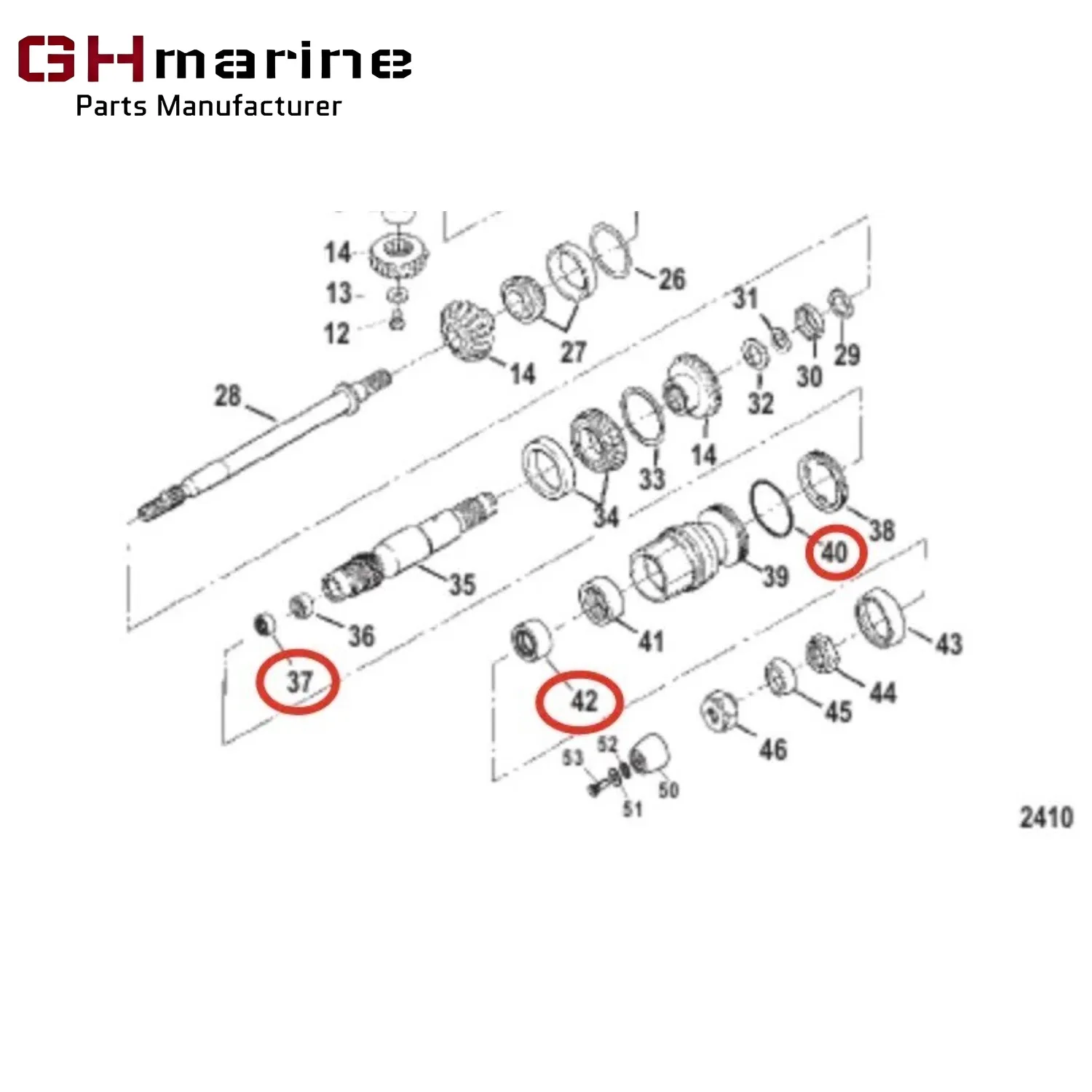 2 Sets Lower Unit Seal kit Oil Seal For Mercruiser Stern Drive BRAVO III 26-861694 26-861695 25-805331 62*81.4*21