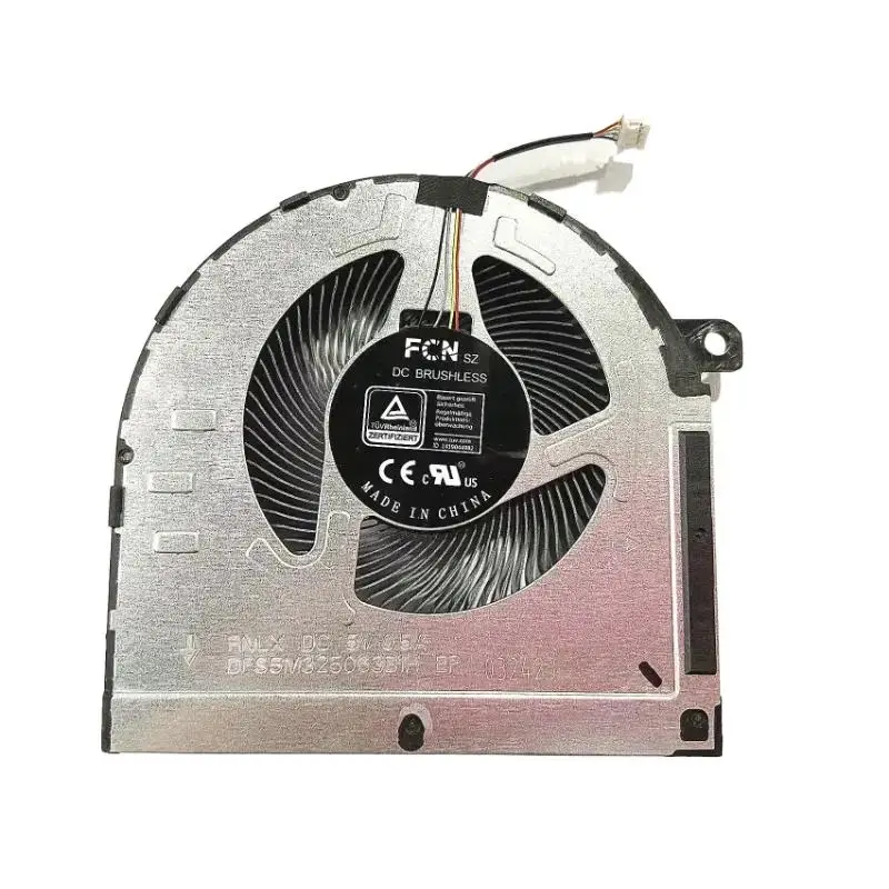 Original CPU GPU Fan for Lenovo IdeaPad Gaming 3-15ACH6 3-15IHU6 82K2 FNLX FNLY DFS5M 325063 B1H DFS5K12B159A1H DV 5V 0.50A