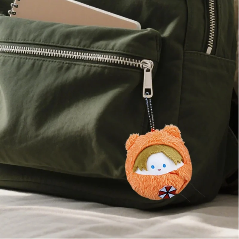 Nowa maskotka Leon S. Kennedy, pluszowa zabawka do ścierania dłoni, urocza, modna zabawka, modny wisiorek do plecaka, prezent dla dziewczyny