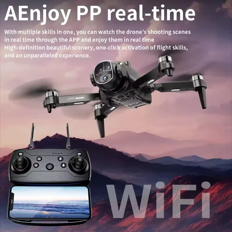 2025 H21 Drone 8K Profesional dengan Baterai HD Fotografi Udara Remote Control Pesawat HD Kamera Ganda Quadcopter UAV Hadiah Mainan