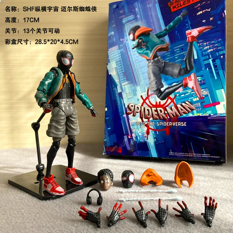 NUEVO y POPULAR Regalo de Cumpleaños, Figura de Spider-Man de Marvel, Modelo del Evento Spider-Man, Miles Morales, SV SHF, Penny Parker, Personaje de Anime, Juguete Coleccionable