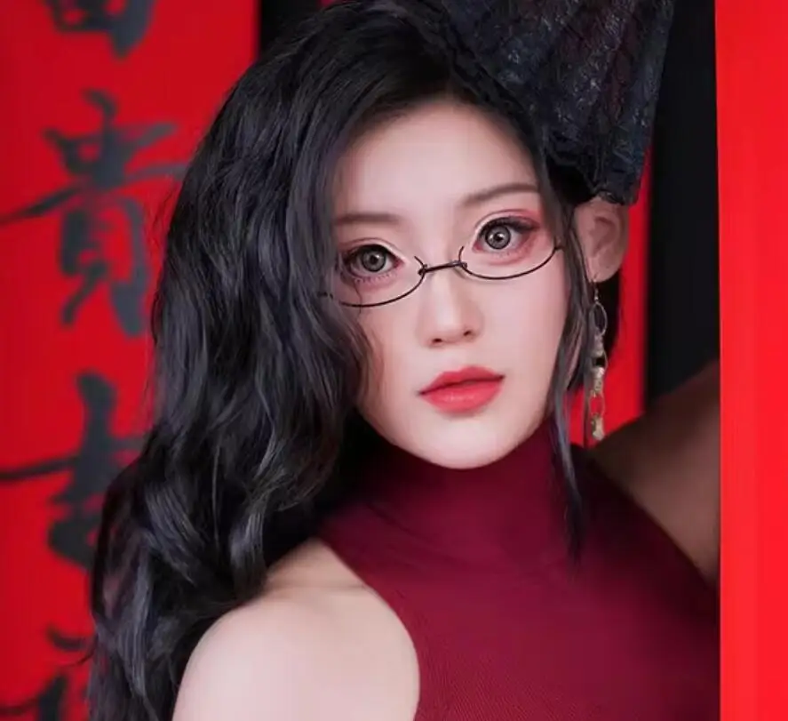 

(Invidia Makeup) Crossdressing Full Head Silicone Cosplay Kigurumi Male To Female Mask With Fake Eyes Transgender Drag Queen
