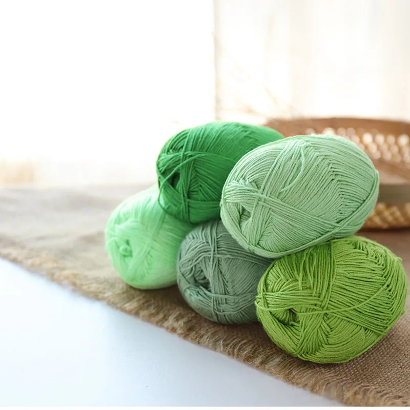 1pcs High Quality Kniting Bamboo Cotton Yarn Bamboo Fiber Cotton Warm Soft Knitting Crochet Knitwear Wool Yarn