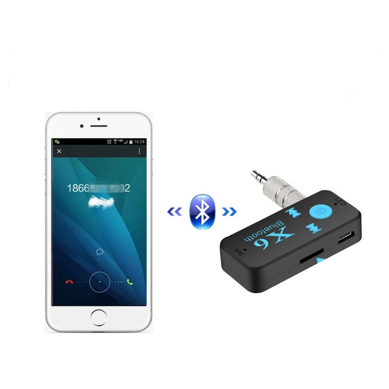 AUX Car Bluetooth Receiver 3.5mm Wireless Bluetooth 5.0 Adapter Audio Converter Stereo Hands-Free TF Card Playback