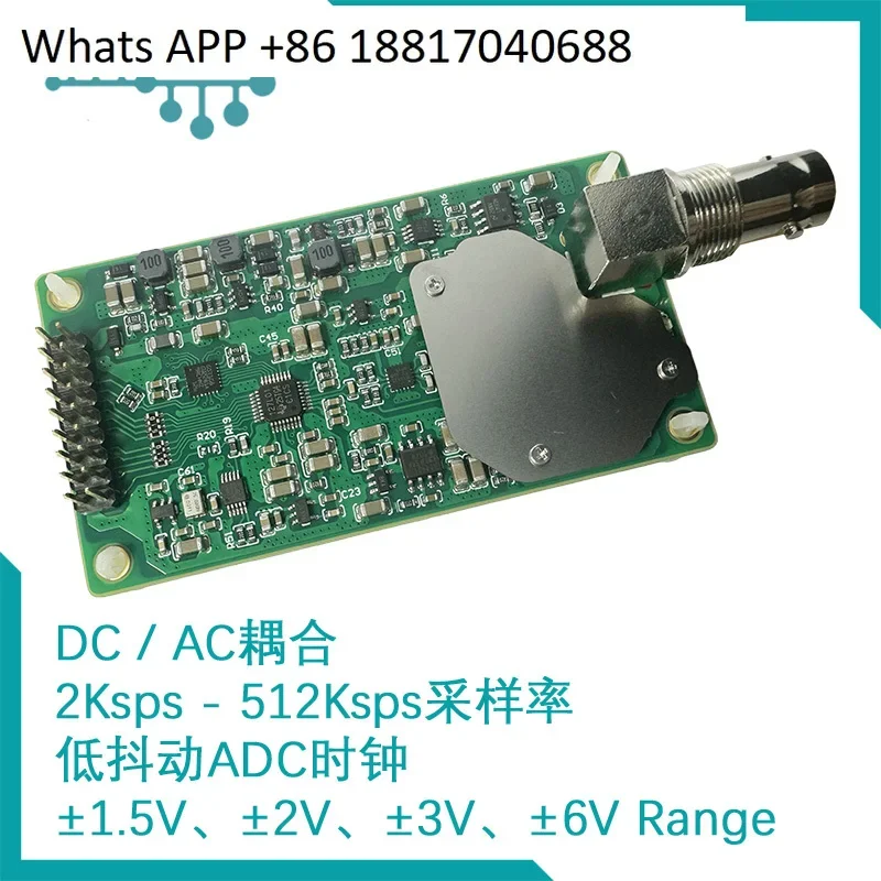 ADS127L01 High Performance IEPE Vibration/Audio Capture Module/512Ksps/24Bit/DC/AC