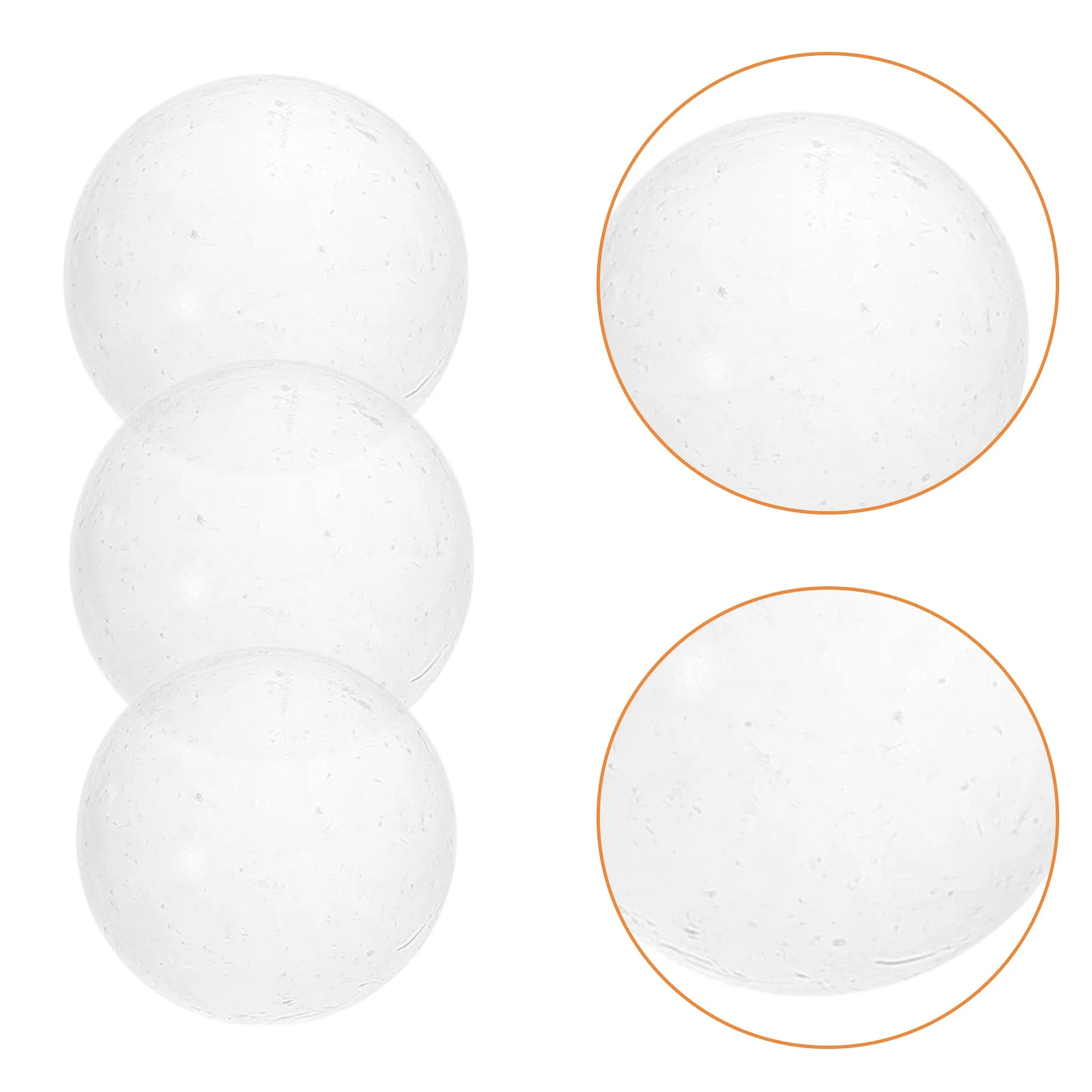 30 pçs mármores de vidro contas redondas claras para damas chinesas acessórios do jogo bolas decorativas em massa diy artesanato tanque de peixes casa