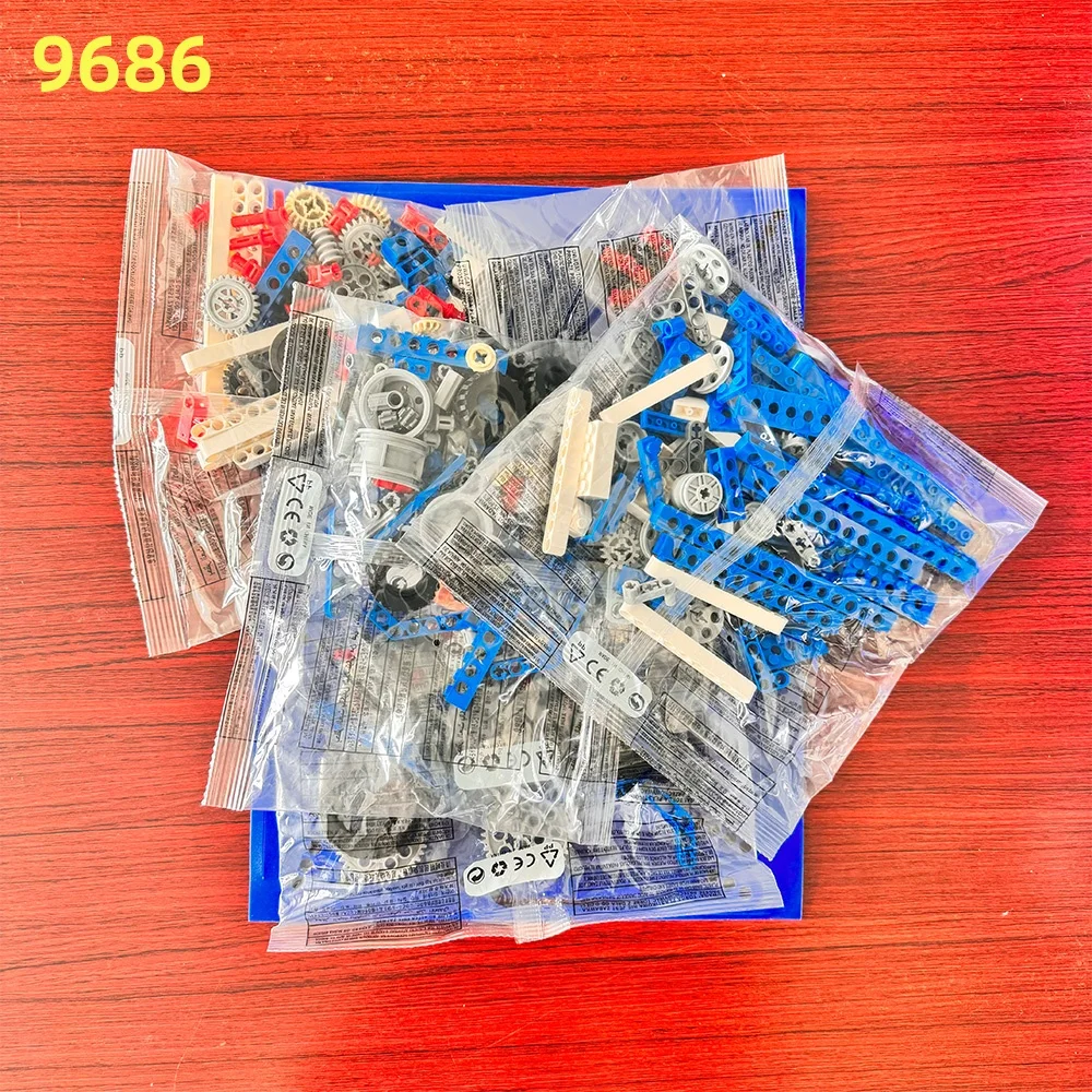 396 pezzi di parti per 9686 set educativo tecnico semplice e motorizzato blocchi di costruzione studenti delle scuole che imparano mattoni giocattolo per bambini