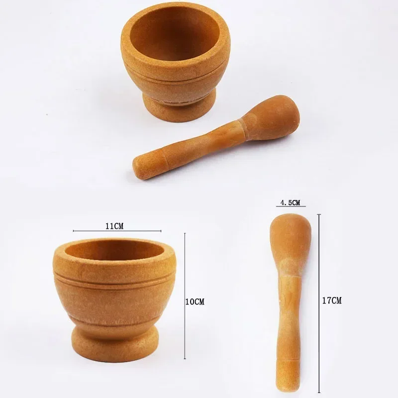 Mortar Pestle Set Spice Crusher Resin Bowl Pepper Gingers Garlic Spice Grinder Pharmacy Herbs Bowl Mill Grinder Crusher Kitchen