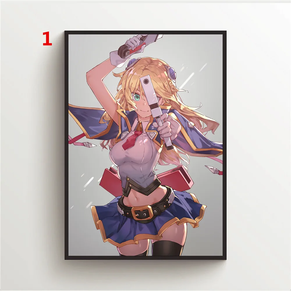 BlazBlue Noel Vermillion Rachel Anime Posters Home Decor Canvas Painting Wall Decor Posters Wall Art Photos for Children's Room