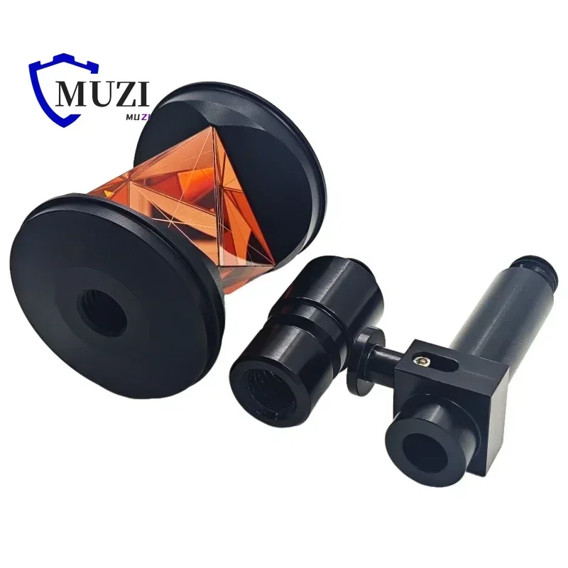 GRZ4S 360 Degree Reflective Prism For Leica ATR Total-station Metal Accessories Topography Survey Reflector Constant +23.1mm