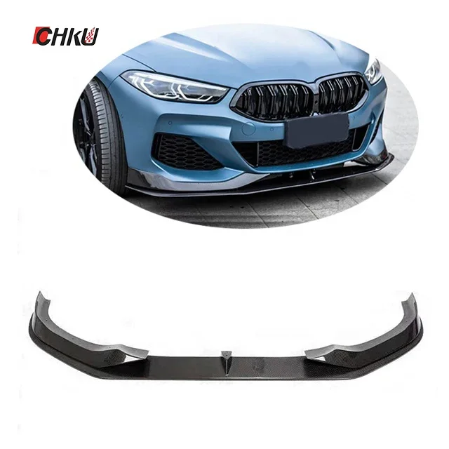 For BMW 8 Series G14 G15 G16 840i 850 front bumper carbon fiber AC style front lip