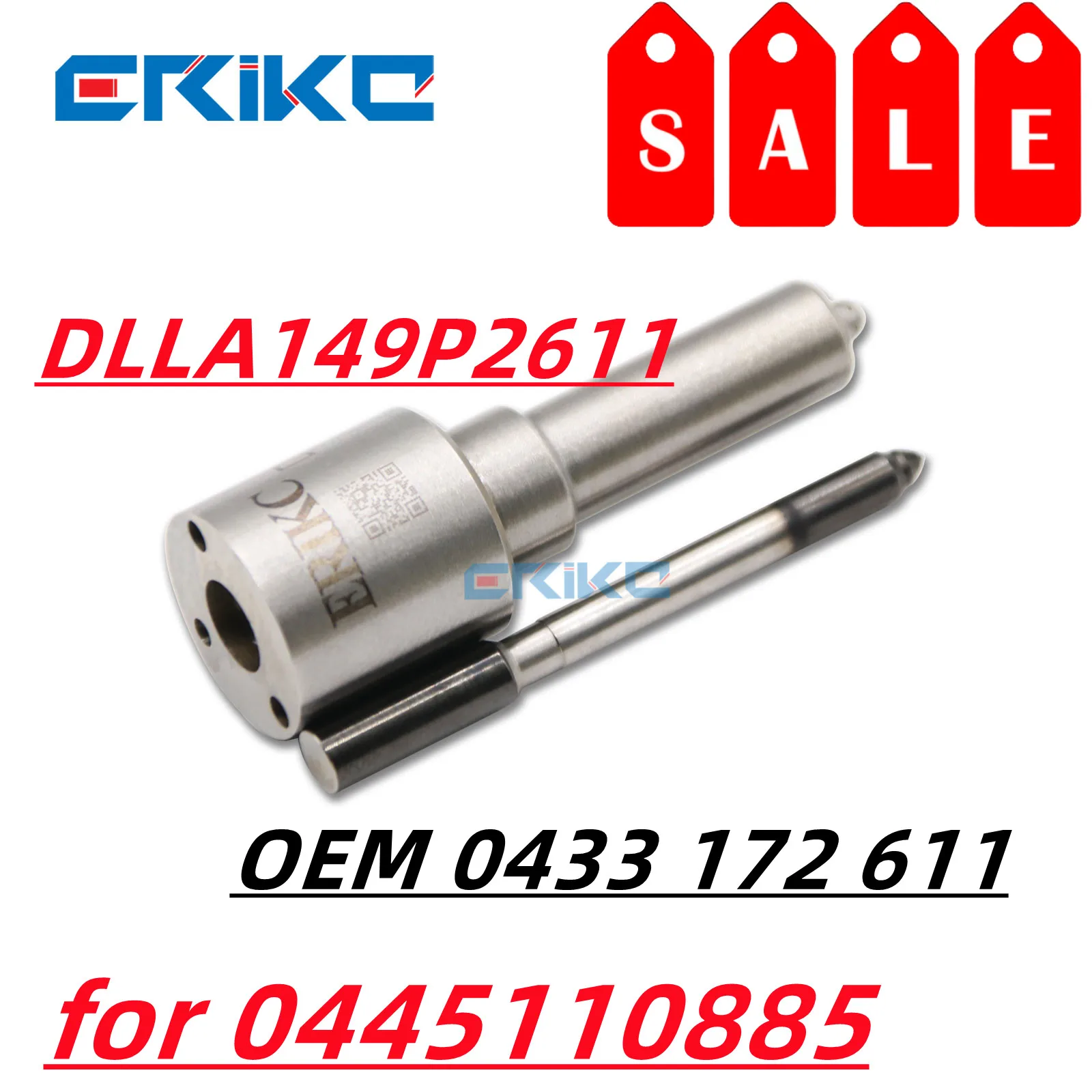 DLLA149P2611 Original Common Rail Nozzle  Assembly  DLLA 149 P2611 0433 172 611 Injection Nozzle DLLA 149P 2611 for 0445110885