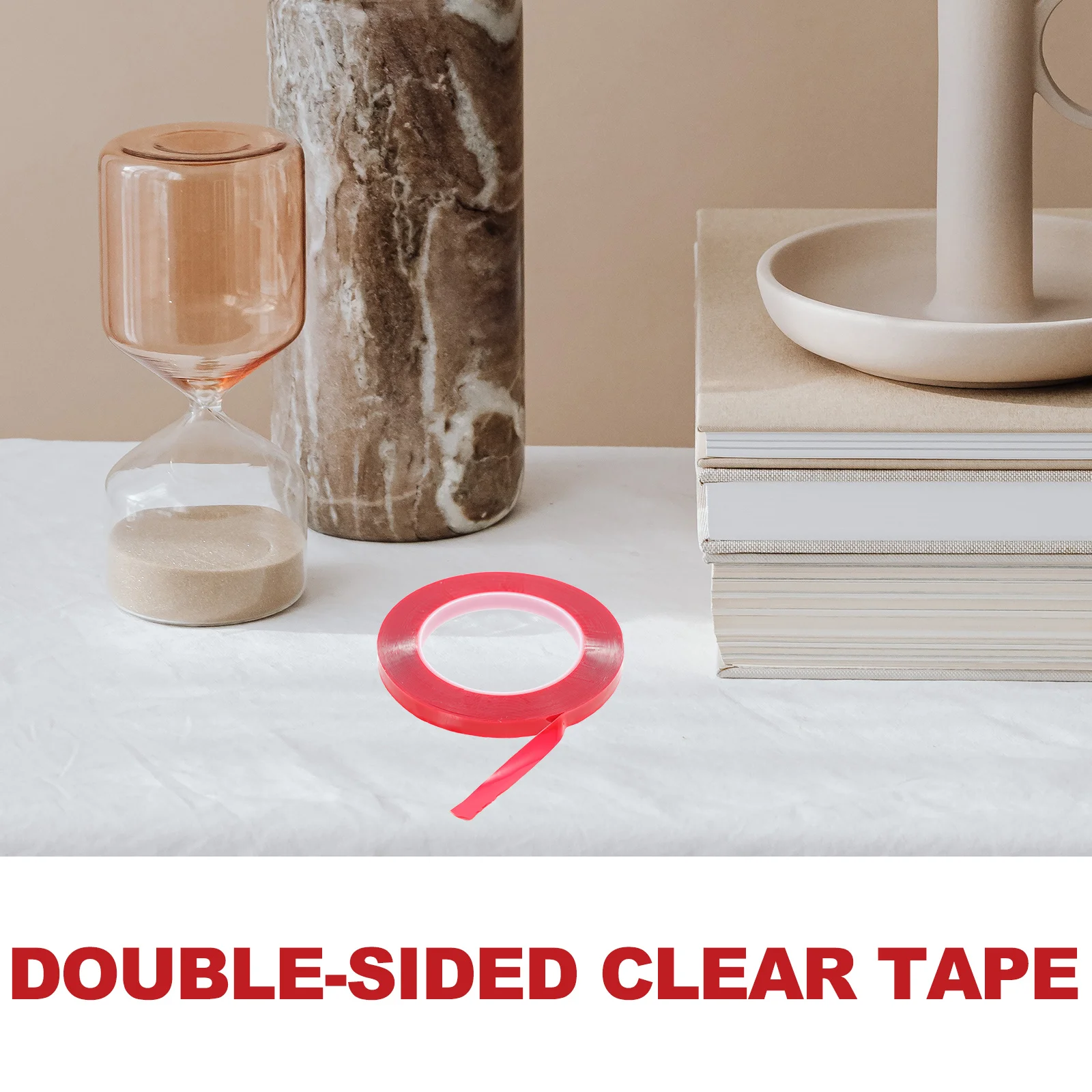 2 لفات من الشريط الشفاف على الوجهين للوحة عرض الأظافر، أكريليك قوي، سهل الاستخدام، مثالي للتقليم الاحترافي #6