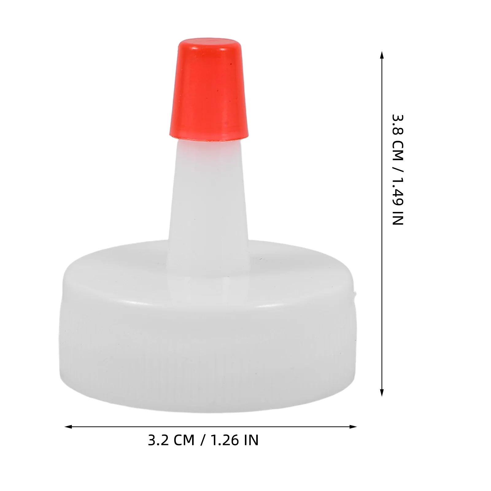 Vazamento Proof Bottle Cap, Esvaziamento Tops tampas, Dispensação Tampas para Squeeze Garrafas tampa de substituição, molho Dica Ketchup, 20 pcs