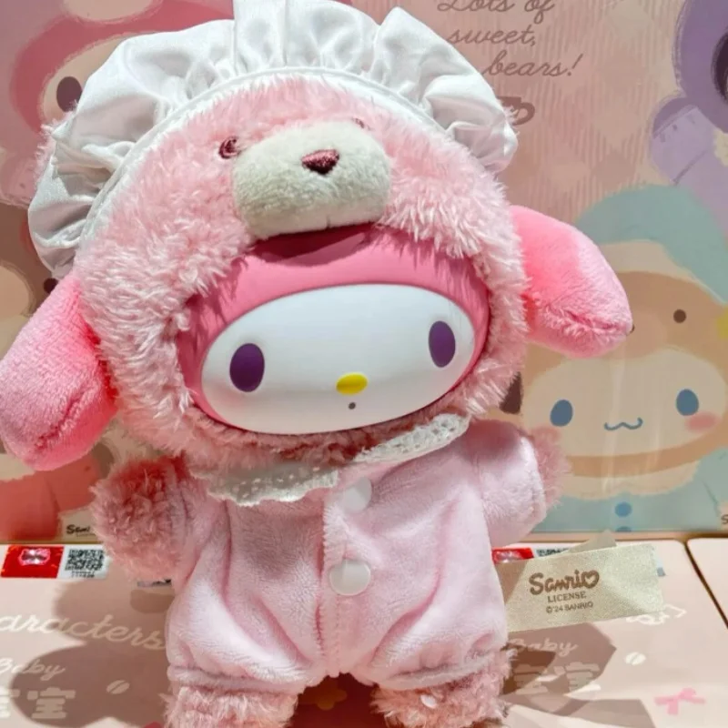 In Stock San Characters Latte Vinyl Plush Blind Box Plush Key And Purse Pendant Cute Anime Collectible Birthday Gifts Toys