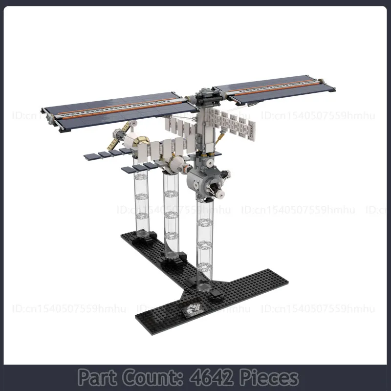 Internationale Raumstation MOC 1:110 Bausteine Kit Ziegel Modell DIY Kind Spielzeug Geburtstag Geschenk