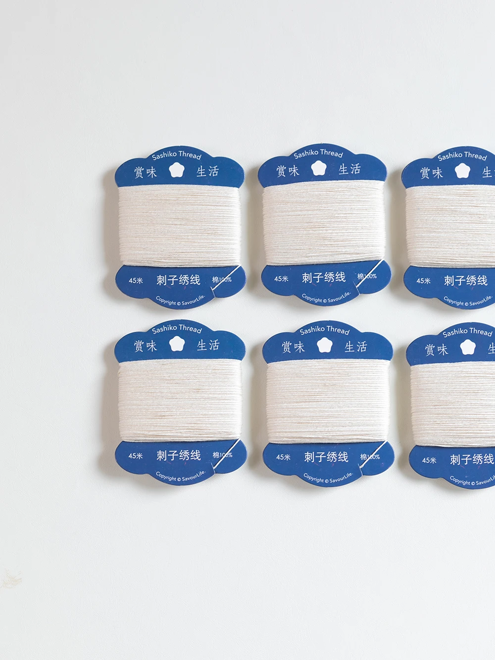 

Appreciate Life Embroidery Thread, Card Packaging 6 Strands Of Thin Thread, Hand Ju Thread