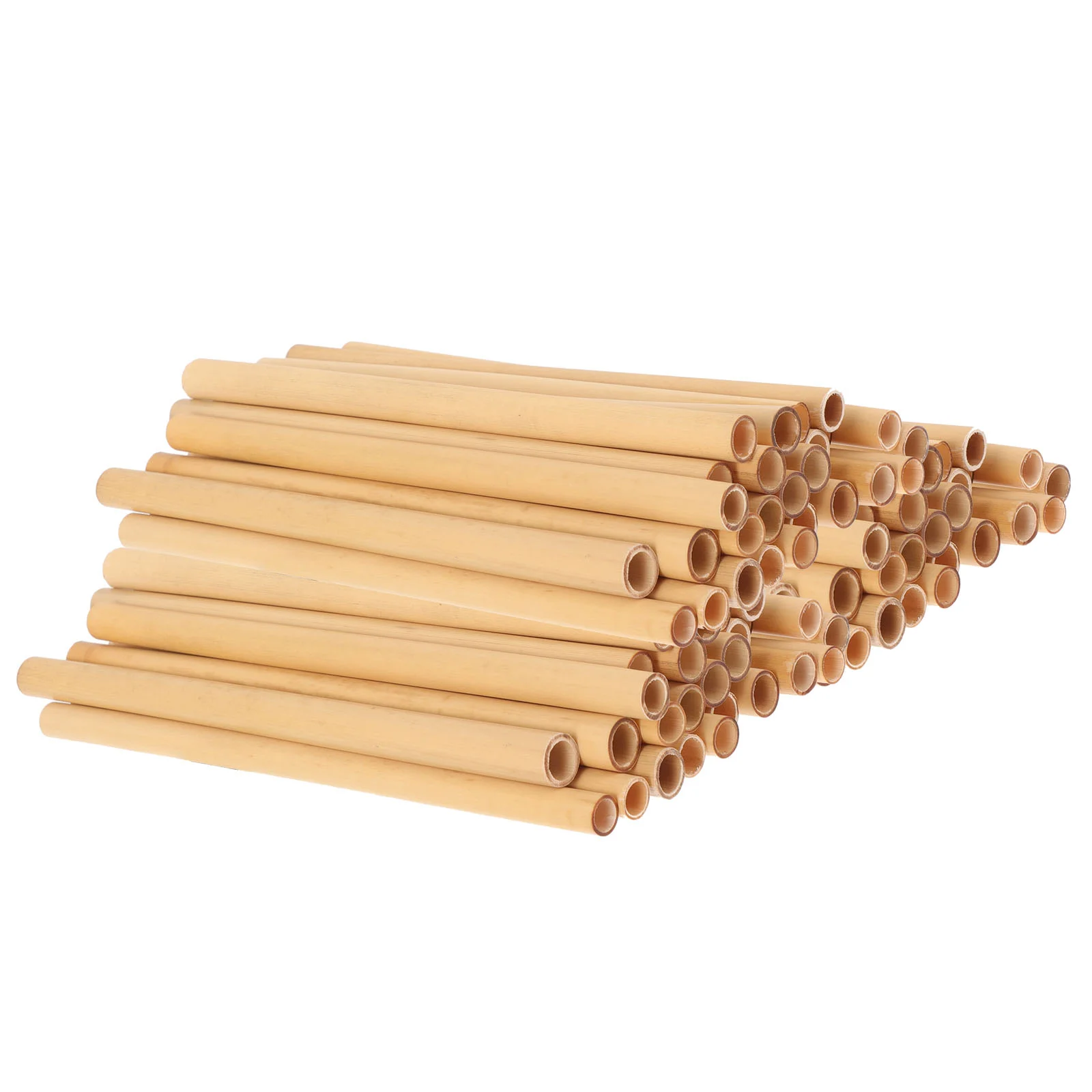 50 Pcs Mason Bee Tube Natural Reed Tubes Bees House Replacements Nesting Refillable Hive Supplies