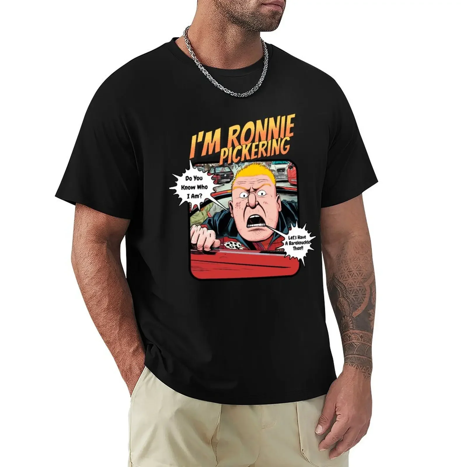 I'm Ronnie Pickering T-Shirt plus sizes cute clothes men graphic t shirts High Quality 100%Cotton Short Sleeve