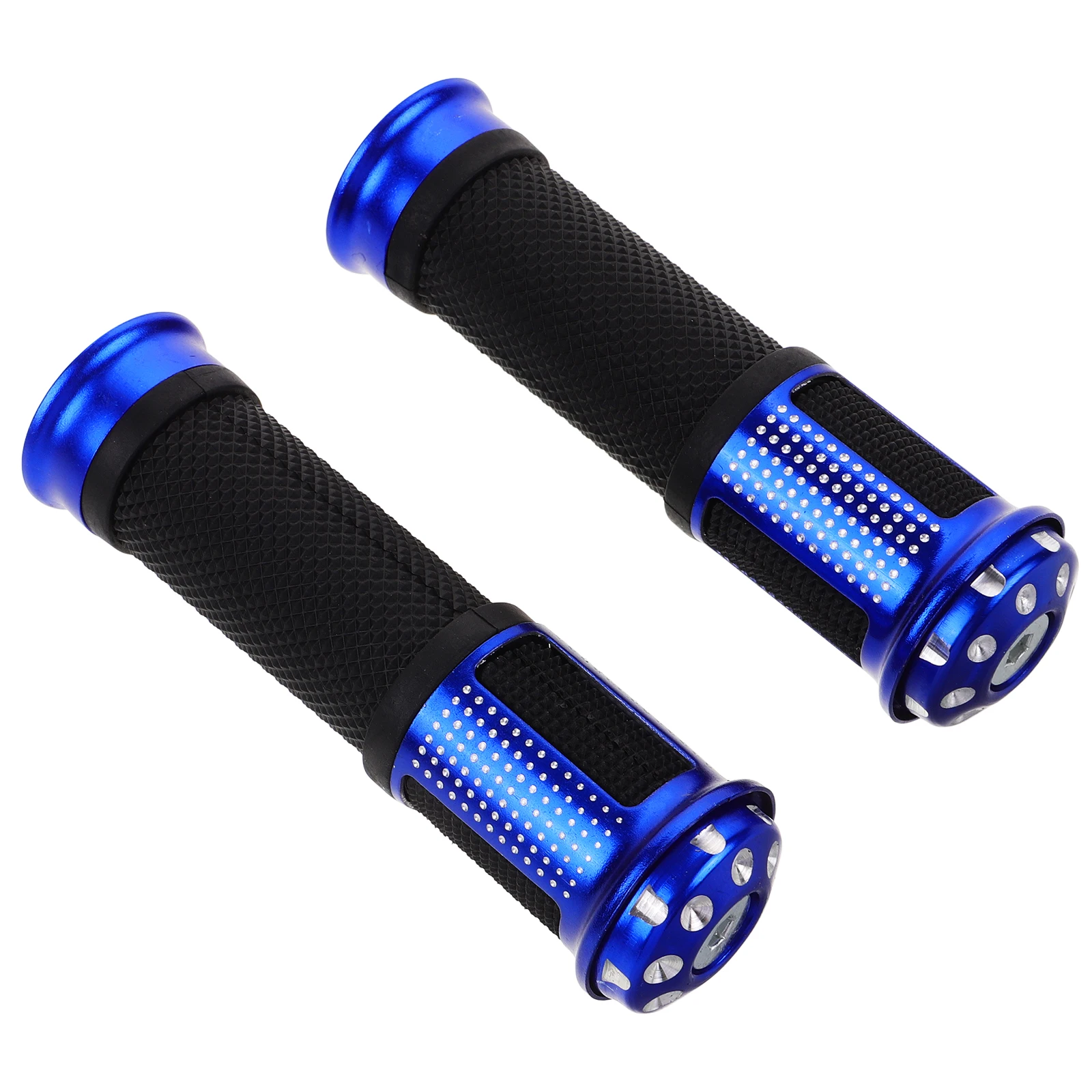 

2pcs Handlebar Grips Replacement Handle Grips For Motorcycle Universal Fit Handlebar Hand Grip Easy Installation Classic Color