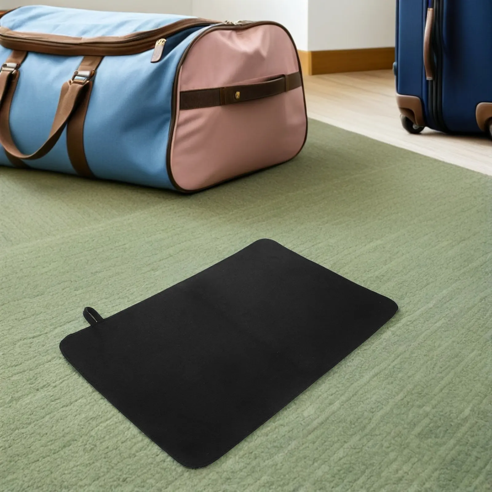 

4Pcs Sauna Insulation Mat Thick Felt Heat Isolation Pads Nonslip Sound Absorbing Floor Cushions for Bathroom Spa Shower Room