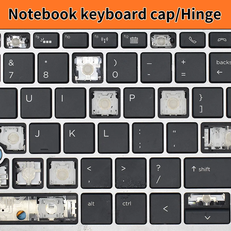 Replacement Keycap Key Cap Hinge for HP ProBook 450 G8 455 455R G9,650 G8 650 G9 655 G9 ZBook Power G7 G8 G9 Keyboard view 6