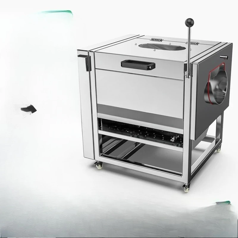 

Commercial potato peeling machine, fully automatic brush cleaning