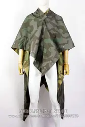 Reproduction Cosplay German Splinter Pattern Camouflage Zeltbahn/ Quarter Shelter/ Poncho Nordland 1944