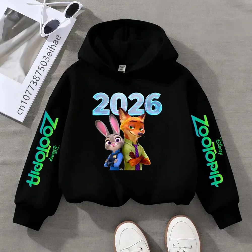 

Crazy Animal City Limited Edition Spring Hoodie - Disney Judy Nickle Children's Comfortable Soft Clothing