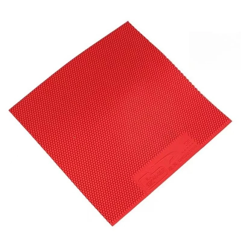 Meteor 575 Table Tennis Pimples Rubber - White Sponge Fast Attack Ping Pong Gums ITTF Approved (Red/Black)