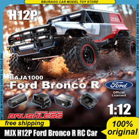 New In Stock Mjx 1:12 H12p Ford Bronco R Rc Car Four-Wheel Drive Monster Truck Remote Control Car Model Custom Toys Kid Gift