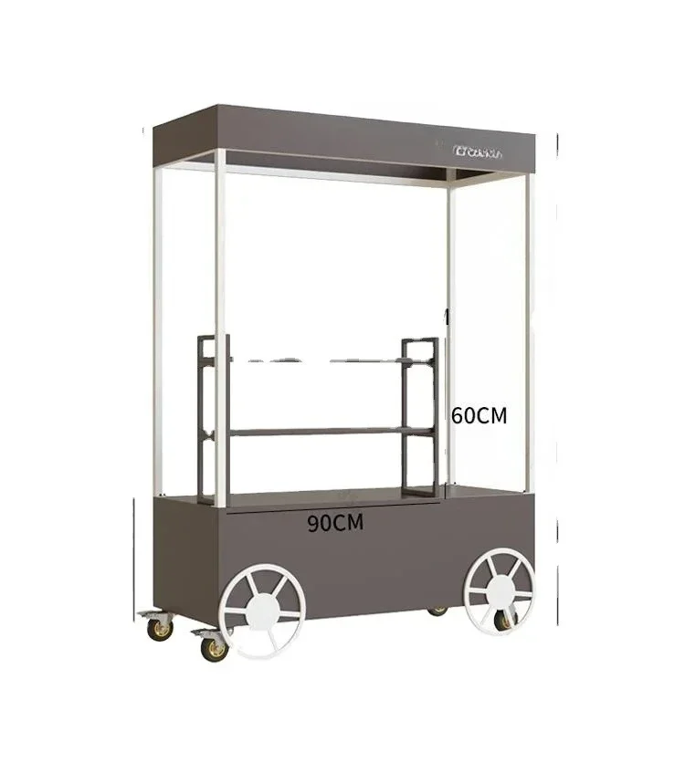 Modern Vintage Street Display Stand Sales Floats Mobile Fast Food Truck Market