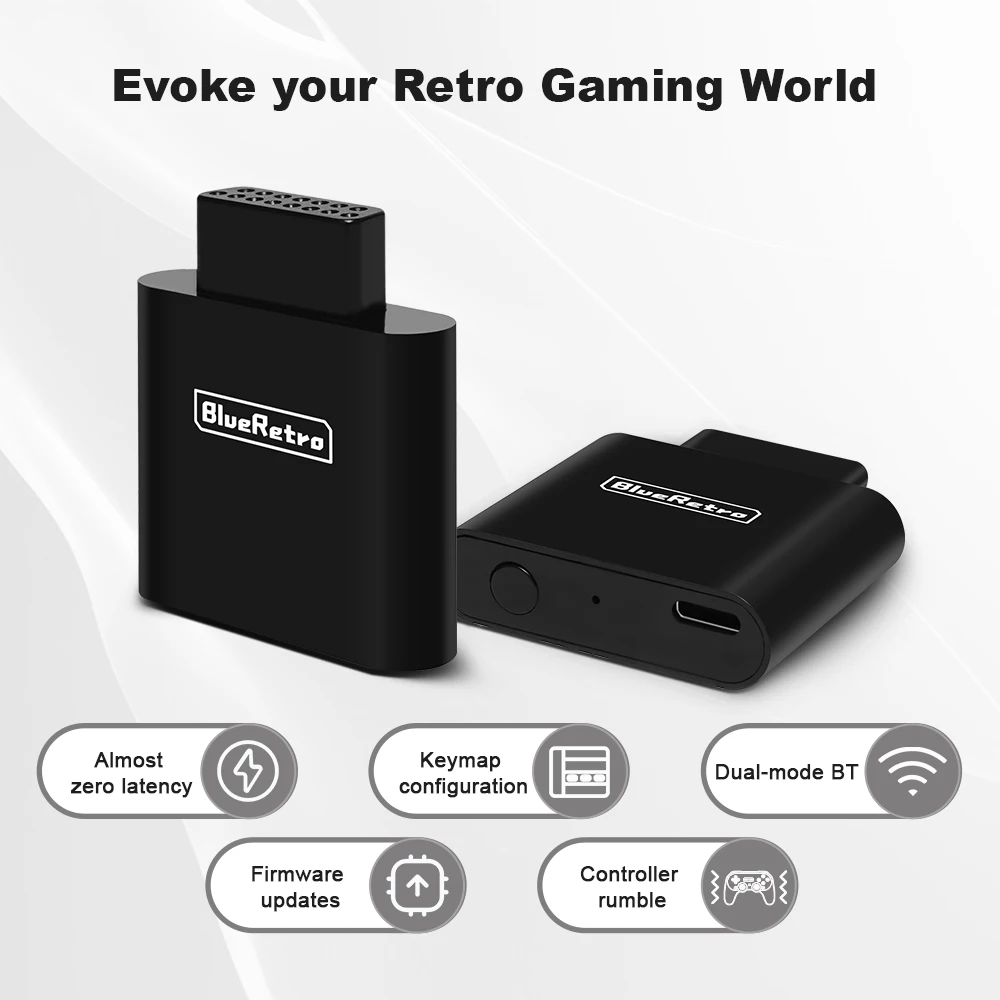 Retroscaler BlueRetro Wireless Game Controller Adapter For SNK NEO·GEO MVS AES CD CDZ Conosle for 8Bitdo PS5 controllers