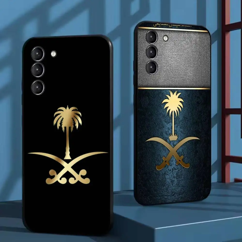 

Kingdom Of Saudi Arabia Flag Phone Case For Samsung Galaxy A 91,80,73,72,71,53,52,51,22,5G Shockproof Soft Black Cover