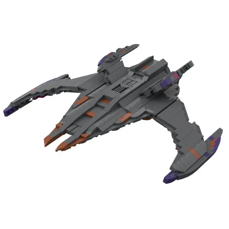 

Custom MOC-115454 Battlecruiser Spaceship Model (542 Parts) Toys Gift