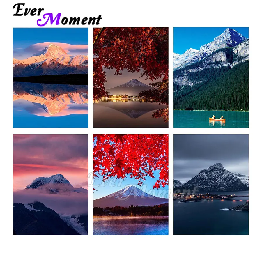 

Ever Moment Nature Scenic Full Square Drill Resin Landscape Beads Art Wall Decoration Paint By Diamonds ASF2215